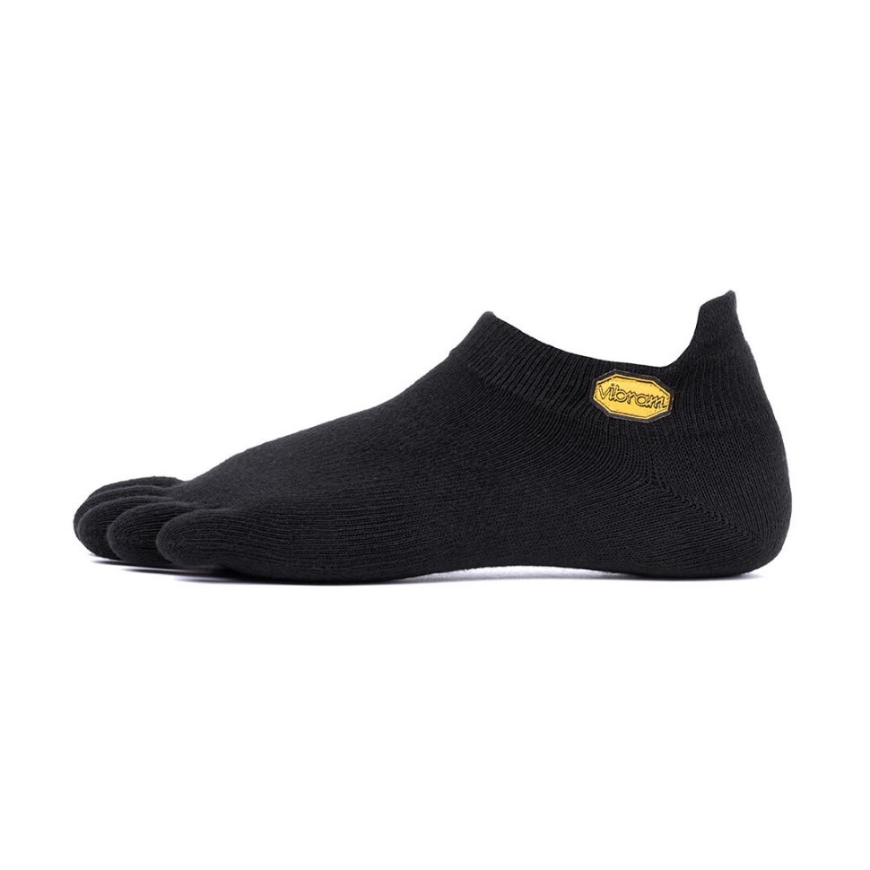 Vibram Vibram 5toe Strumpa No Show Svart