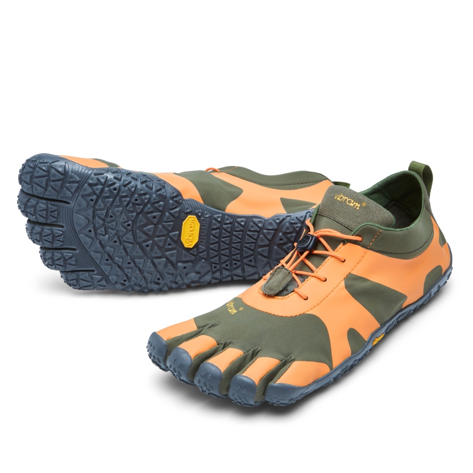 Vibram V-alpha Herr Militär-orange-grå