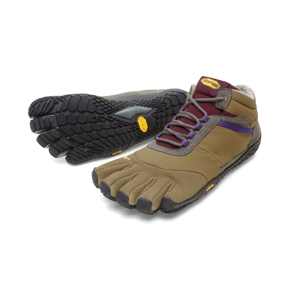 Vibram Trek Ascent Isolerad Khaki-druva